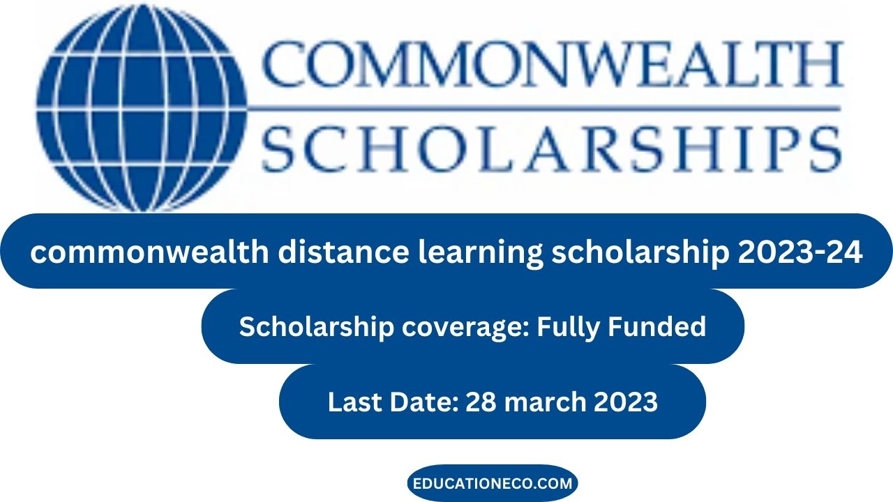 commonwealth distance learning scholarship 2023-24